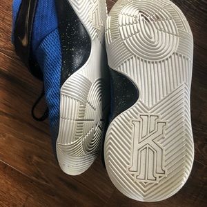 Boys custom made NIKE Basketball shoes.